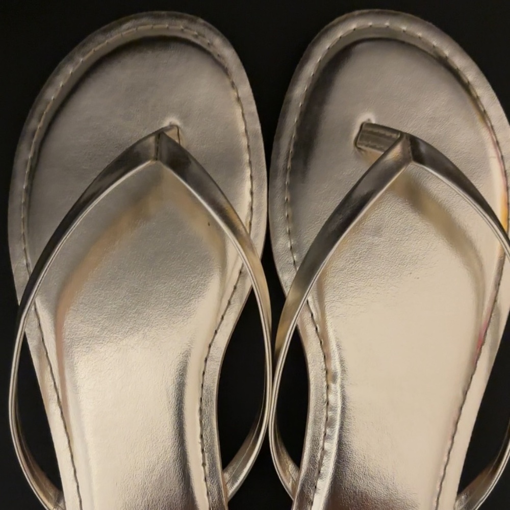 Champagne Strappy slides